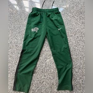 Nike green tulane sweatpants Adult Small barley used